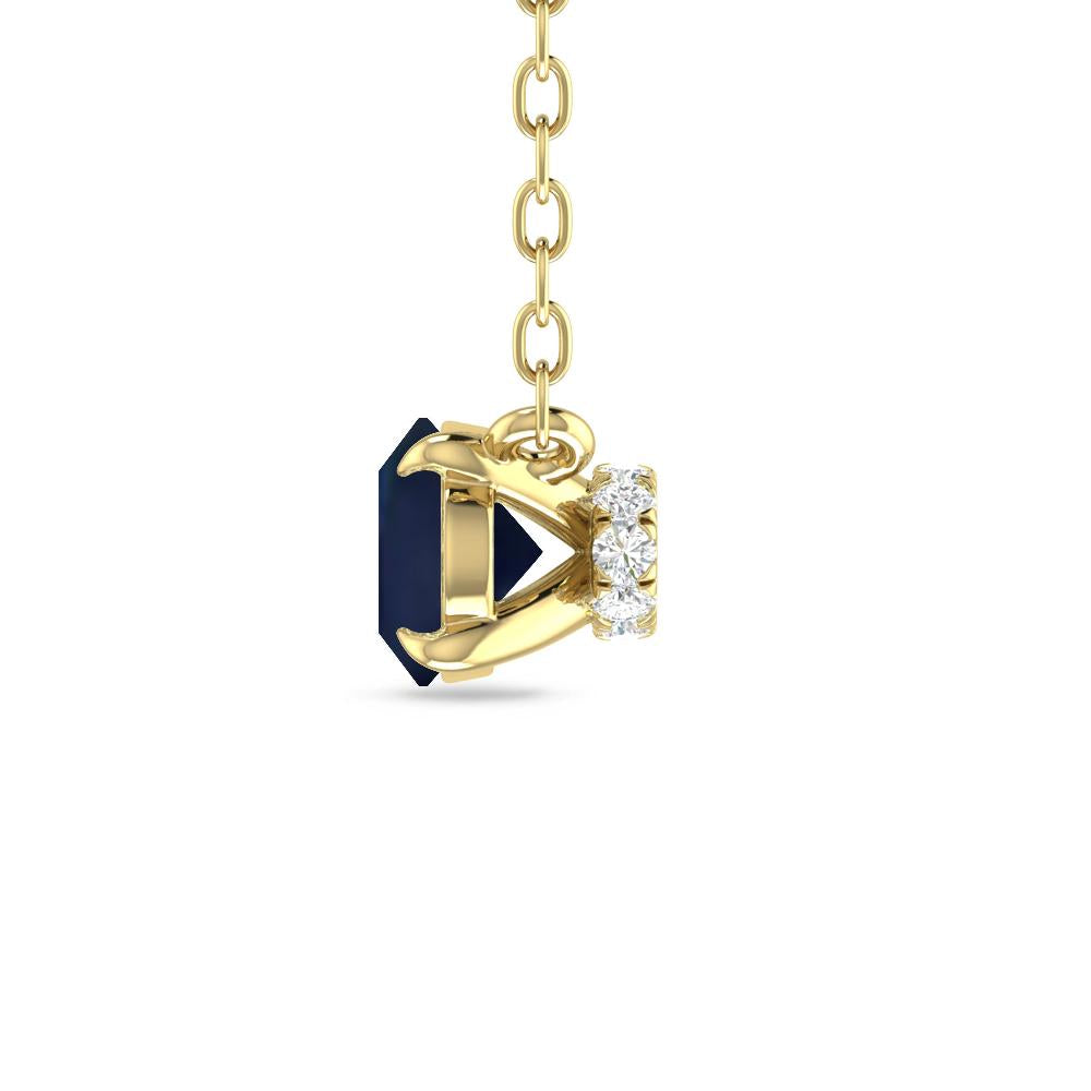 Yellow Gold - Sapphire