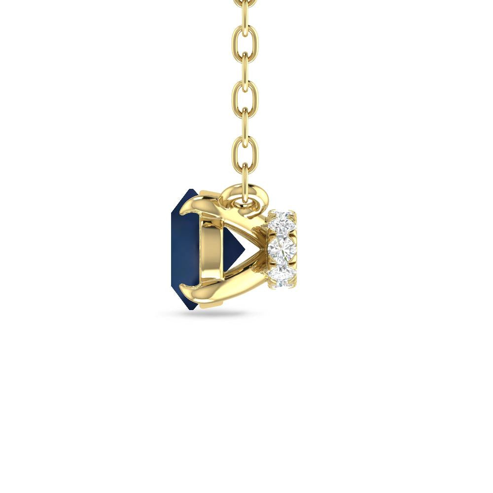 Yellow Gold - Sapphire
