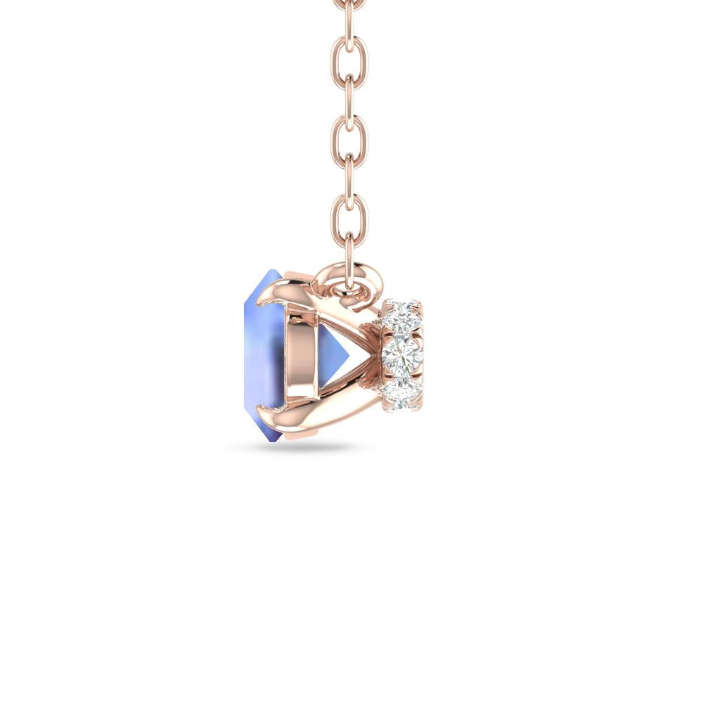 Rose Gold - Tanzanite