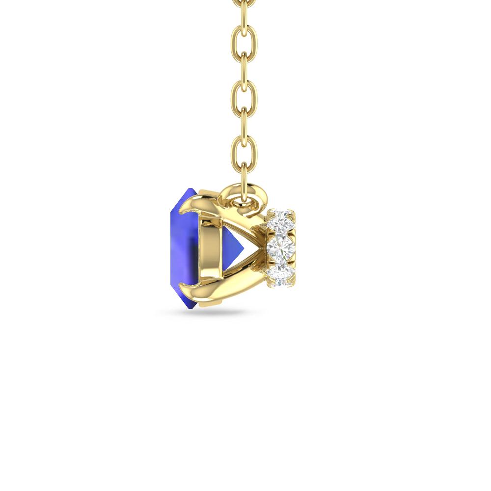 Yellow Gold - Tanzanite