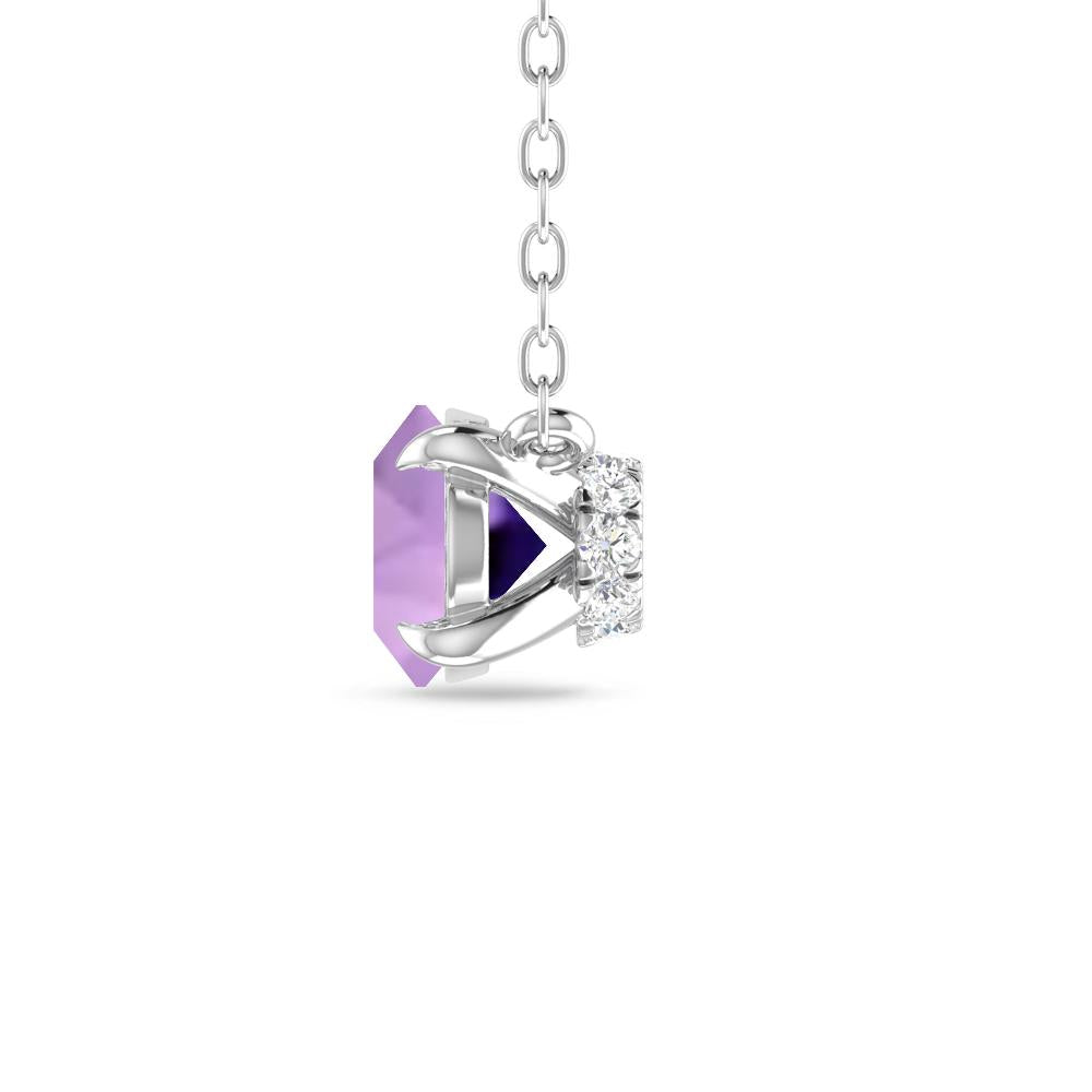 White Gold - Amethyst