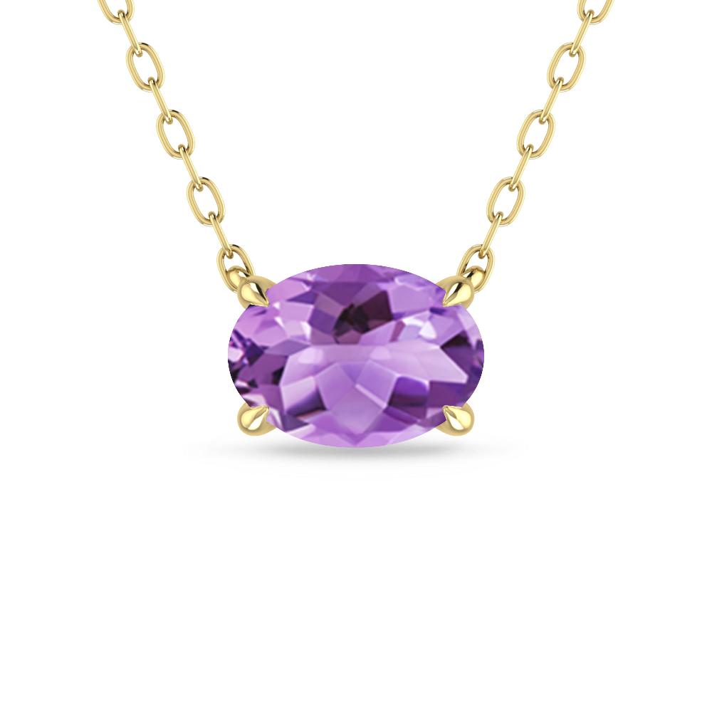 Yellow Gold - Amethyst