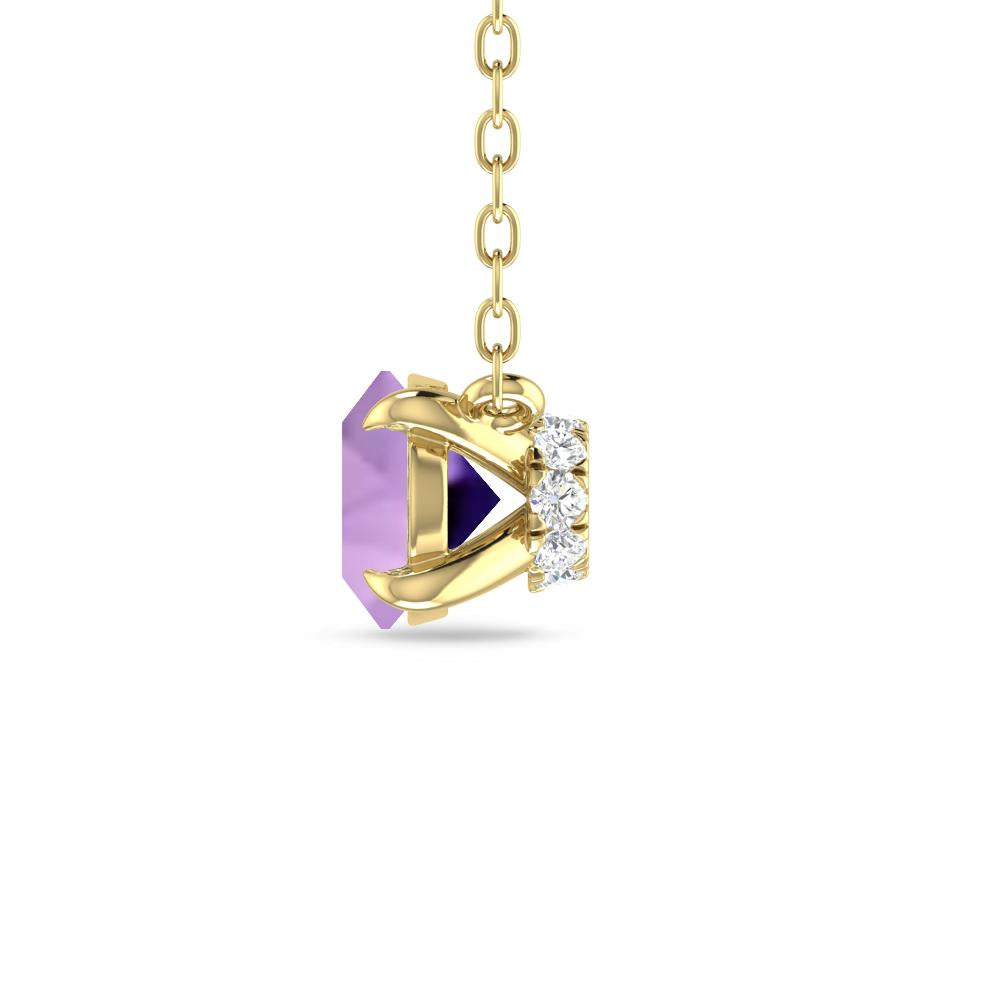 Yellow Gold - Amethyst