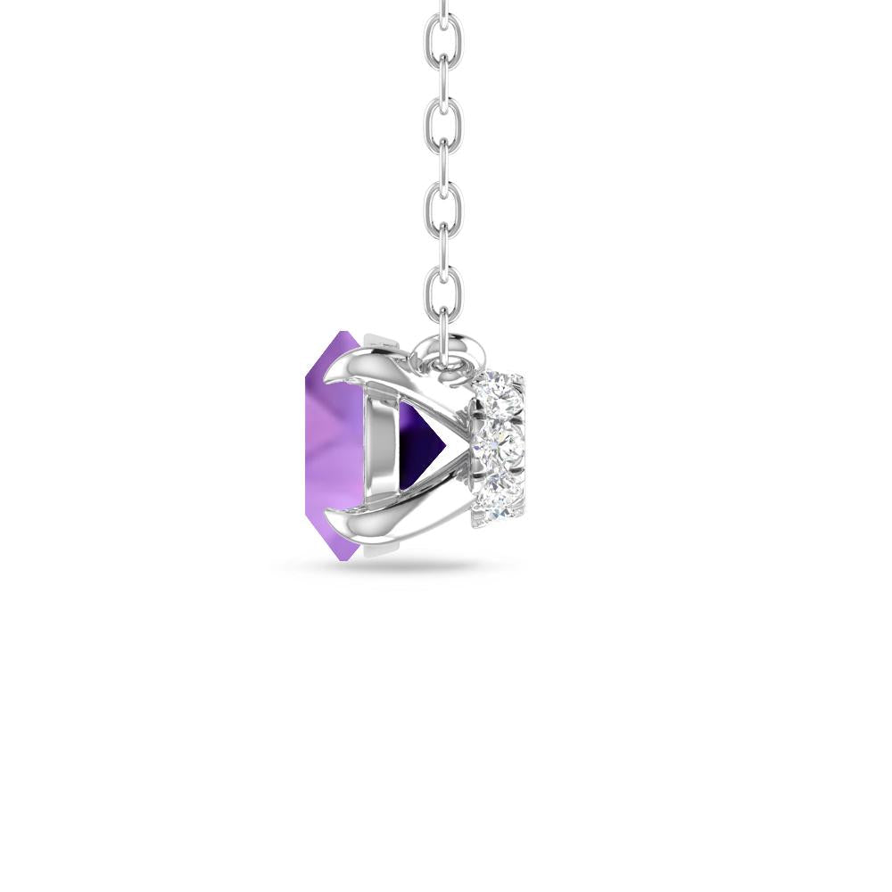 White Gold - Amethyst