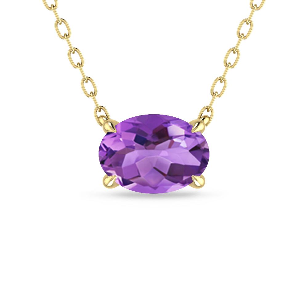 Yellow Gold - Amethyst