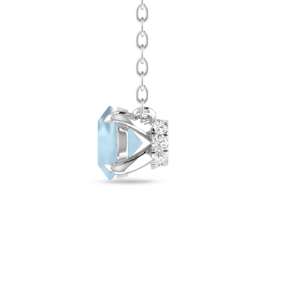 White Gold - Aquamarine