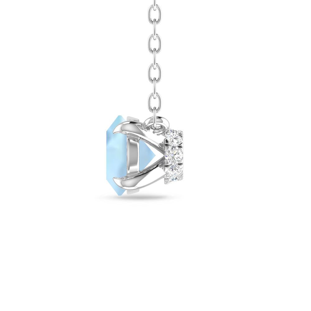 White Gold - Aquamarine