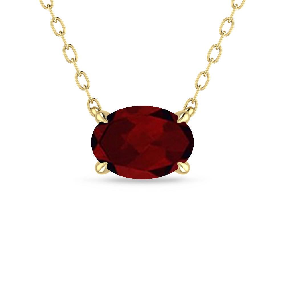 Yellow Gold - Garnet