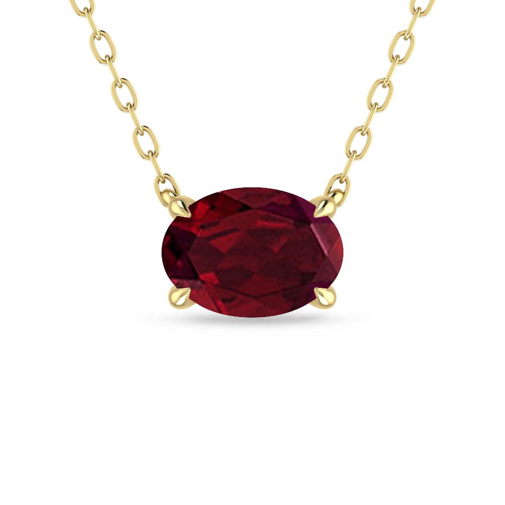 Yellow Gold - Garnet