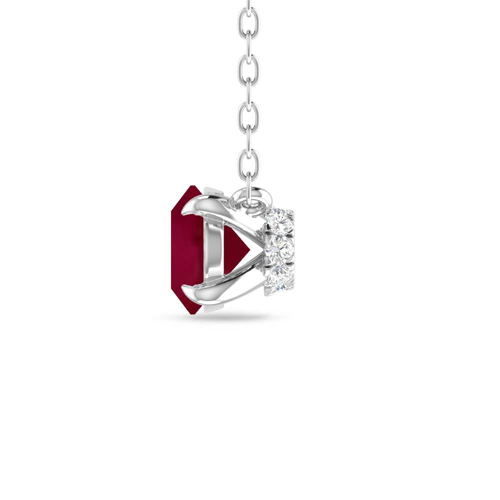 White Gold - Ruby