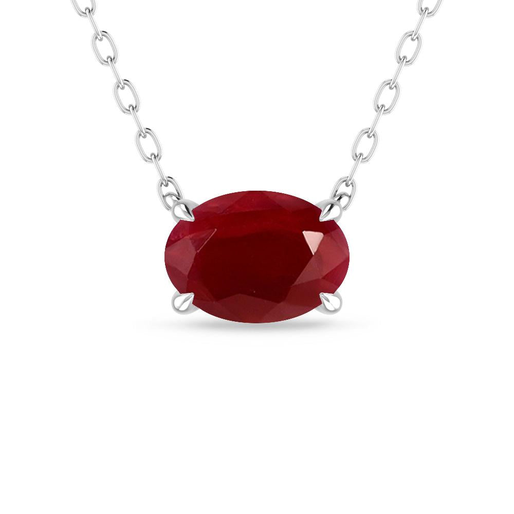 White Gold - Ruby