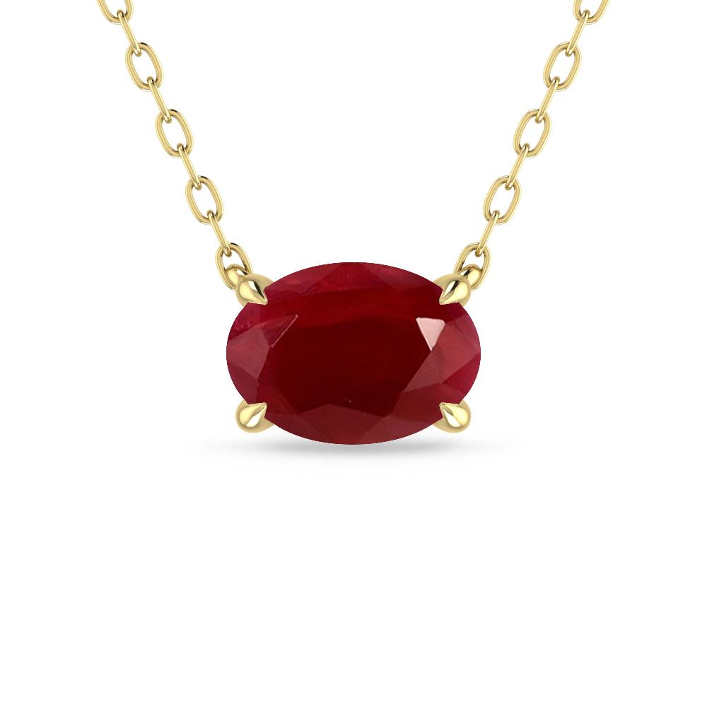 Yellow Gold - Ruby