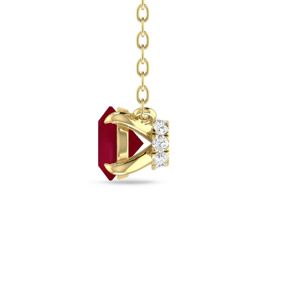Yellow Gold - Ruby