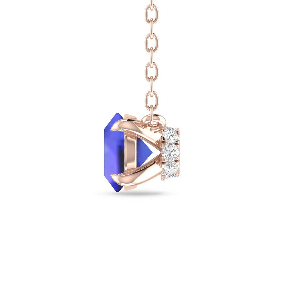 Rose Gold - Tanzanite