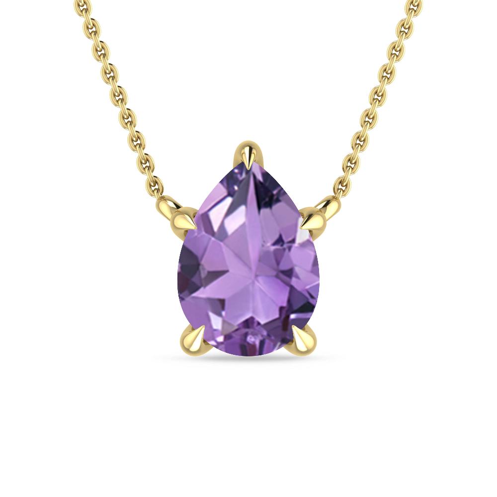 Yellow Gold - Amethyst