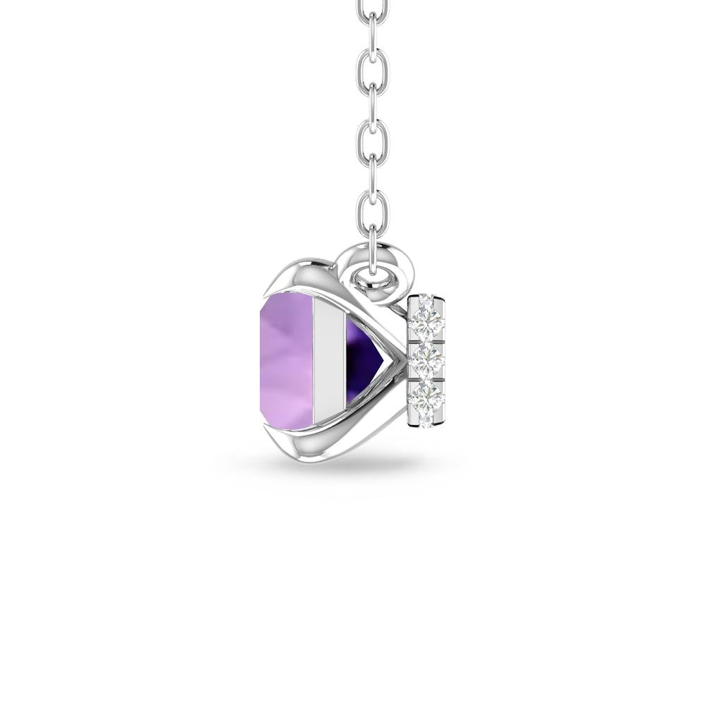 White Gold - Amethyst