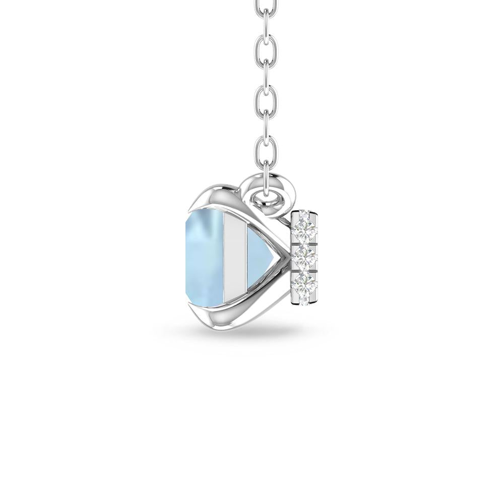 White Gold - Aquamarine