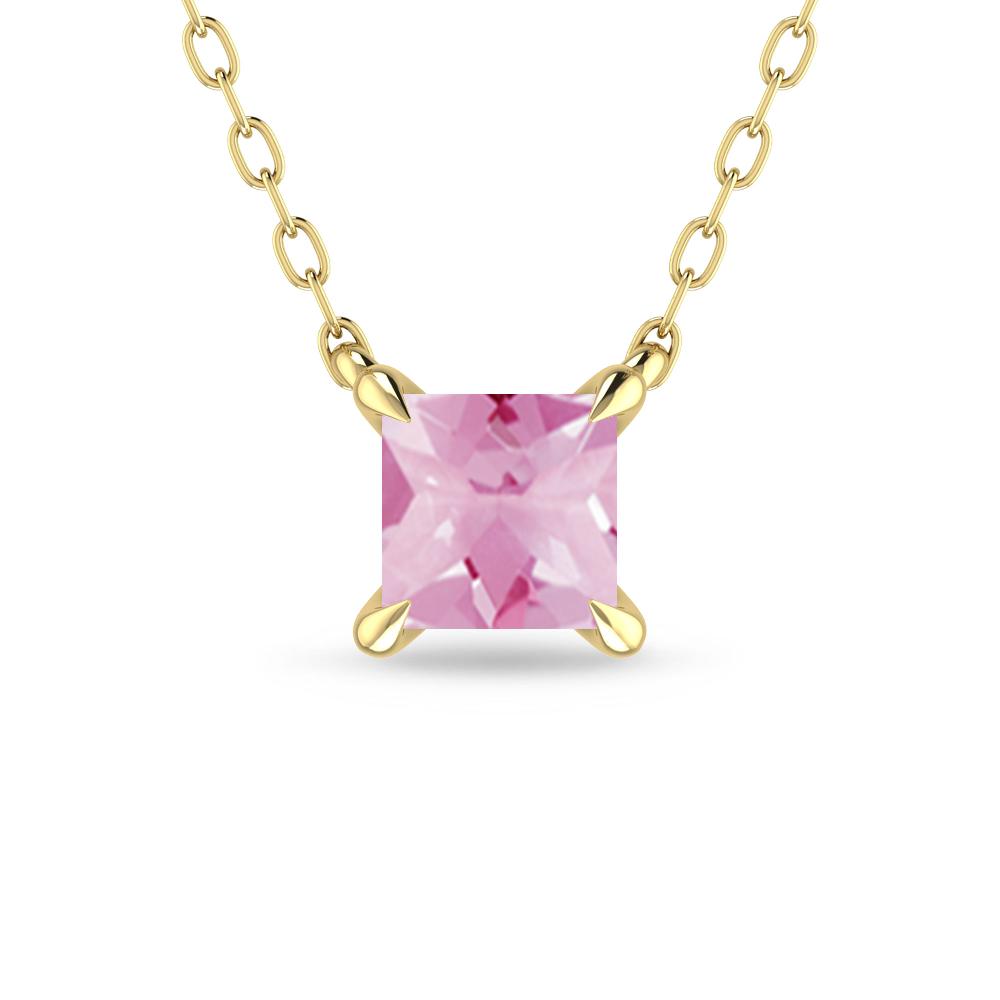 Yellow Gold - Pink Tourmaline