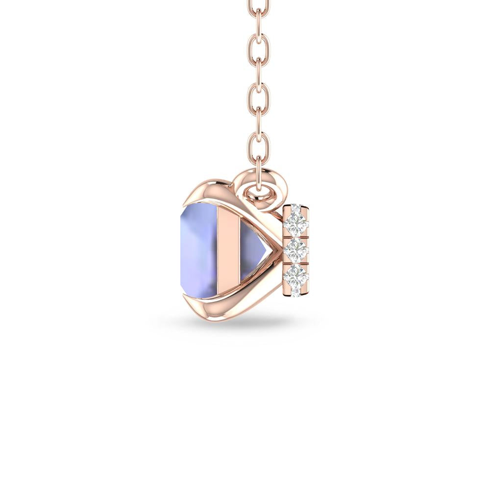 Rose Gold - Tanzanite