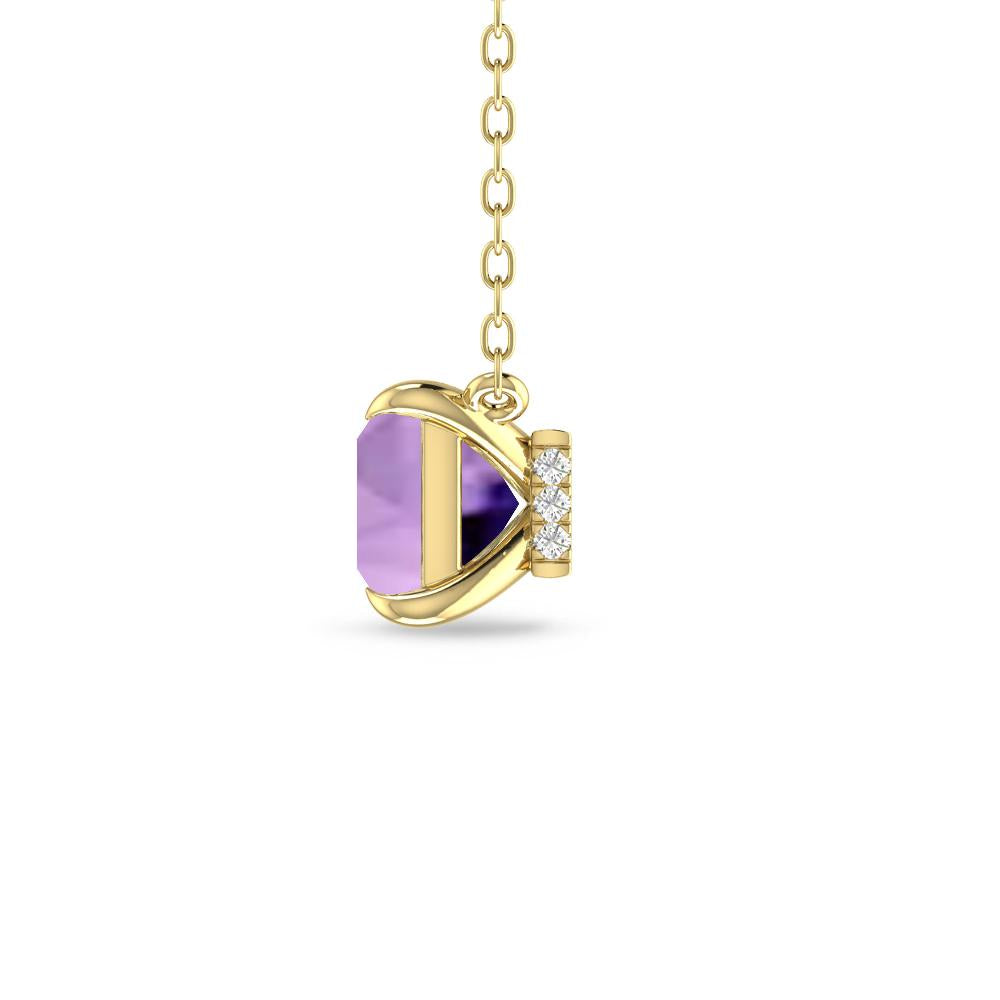 Yellow Gold - Amethyst