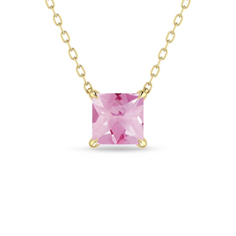 Yellow Gold - Pink Tourmaline