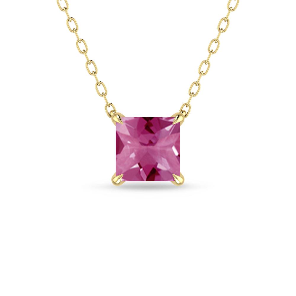 Yellow Gold - Pink Tourmaline