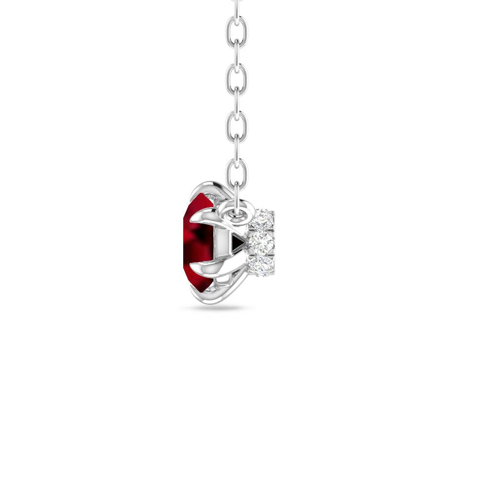 White Gold - Garnet