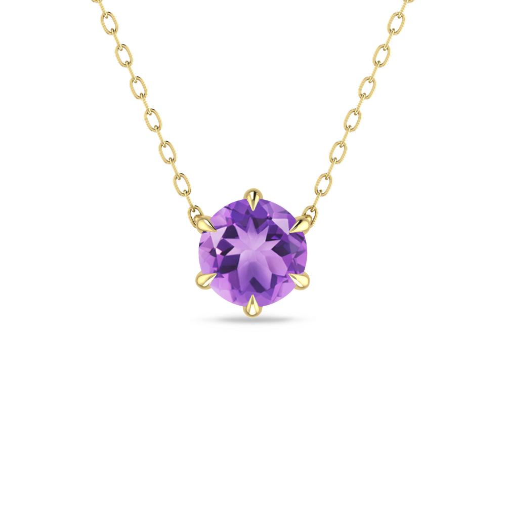 Yellow Gold - Amethyst