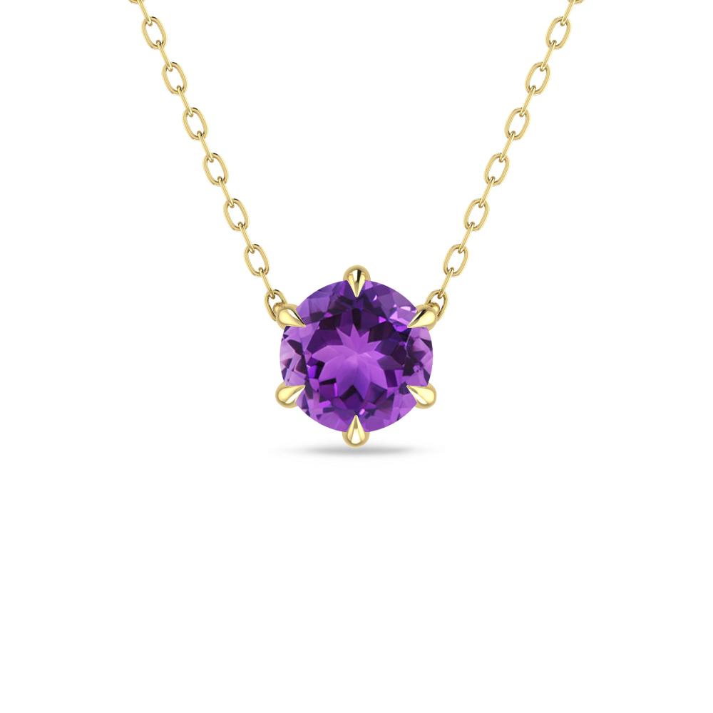 Yellow Gold - Amethyst