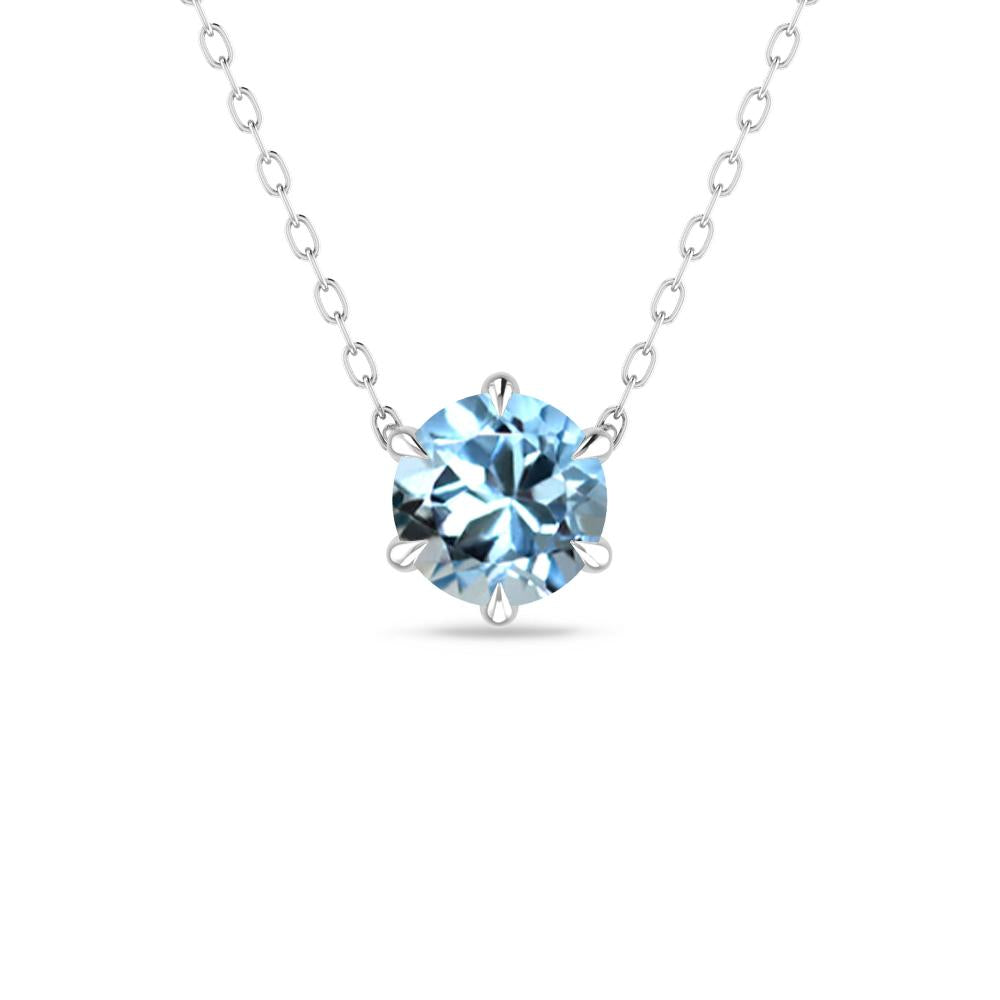 White Gold - Aquamarine