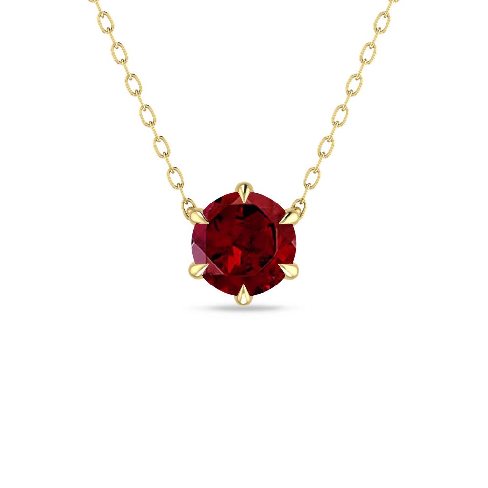 Yellow Gold - Garnet