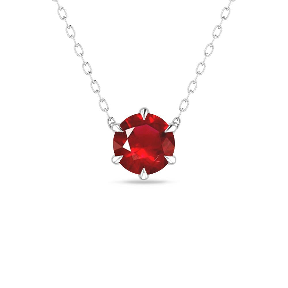 White Gold - Ruby