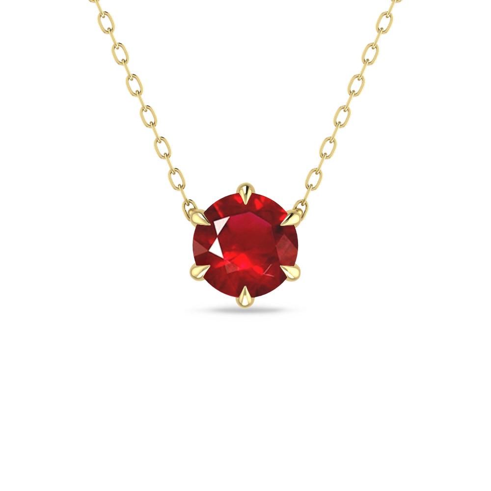 Yellow Gold - Ruby