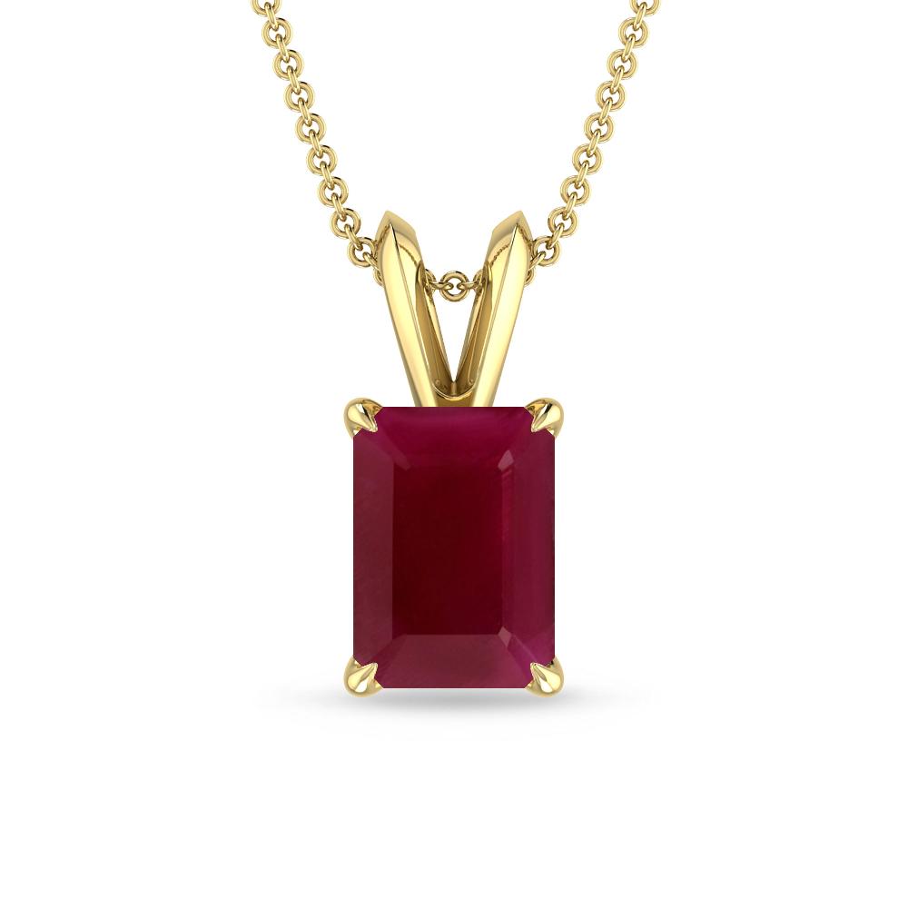 Yellow Gold - Ruby