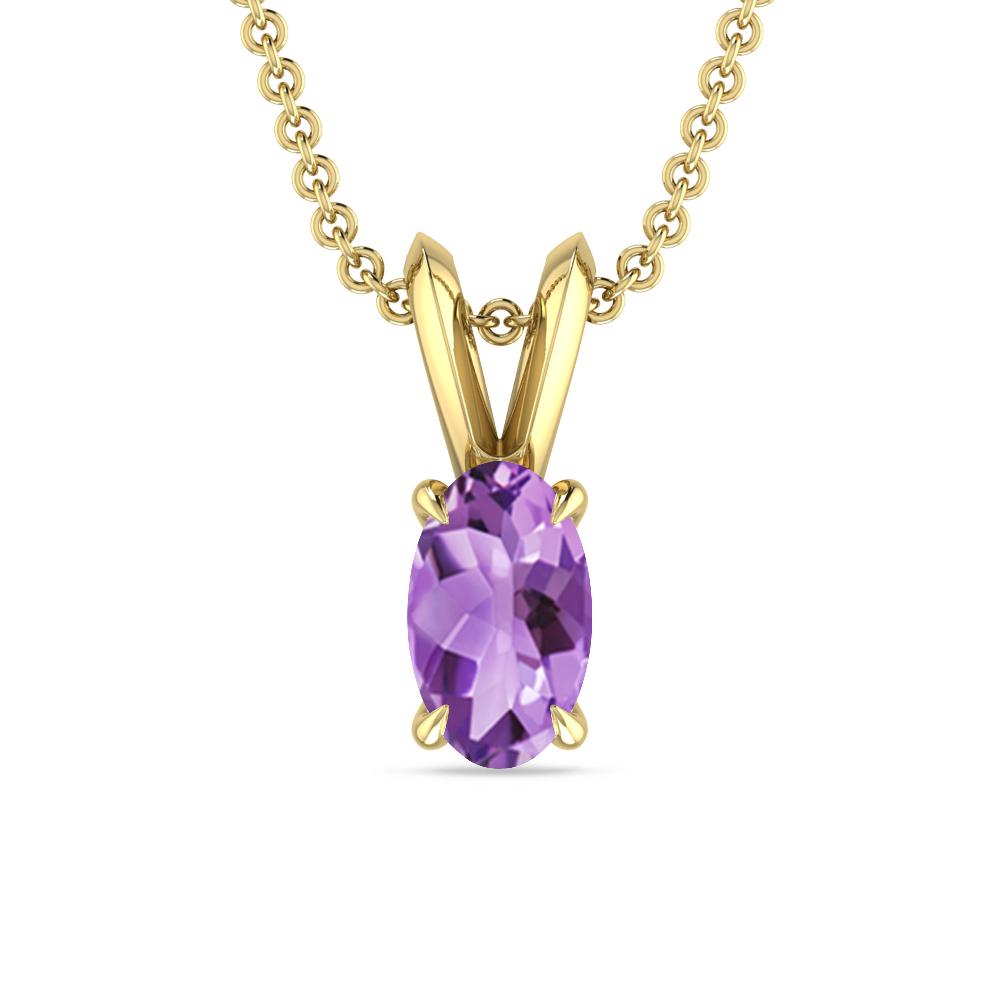 Yellow Gold - Amethyst
