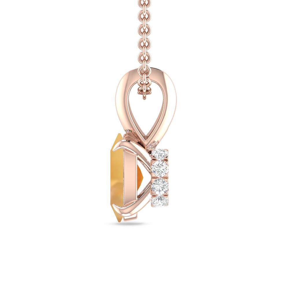 Rose Gold - Citrine