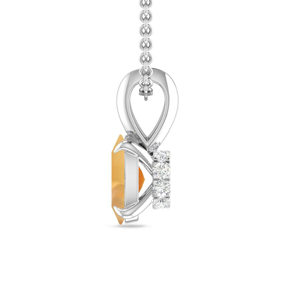 White Gold - Citrine
