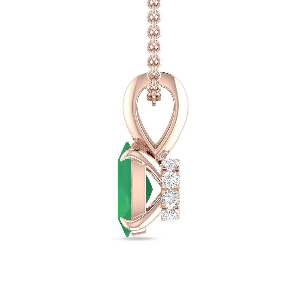 Rose Gold - Emerald