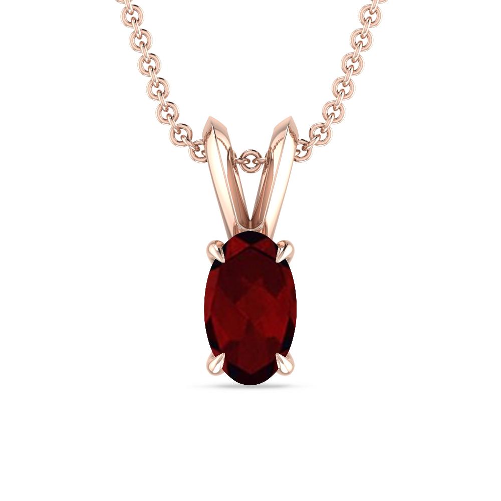 Rose Gold - Garnet