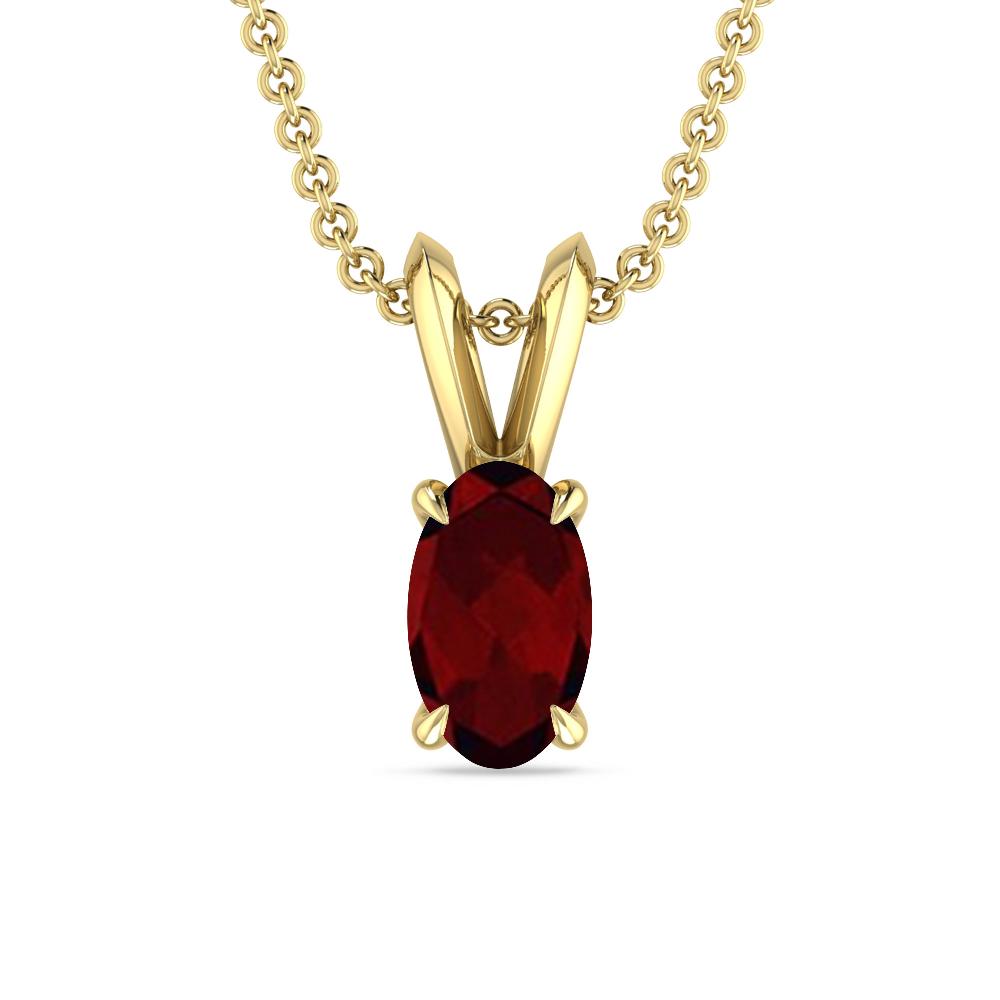 Yellow Gold - Garnet