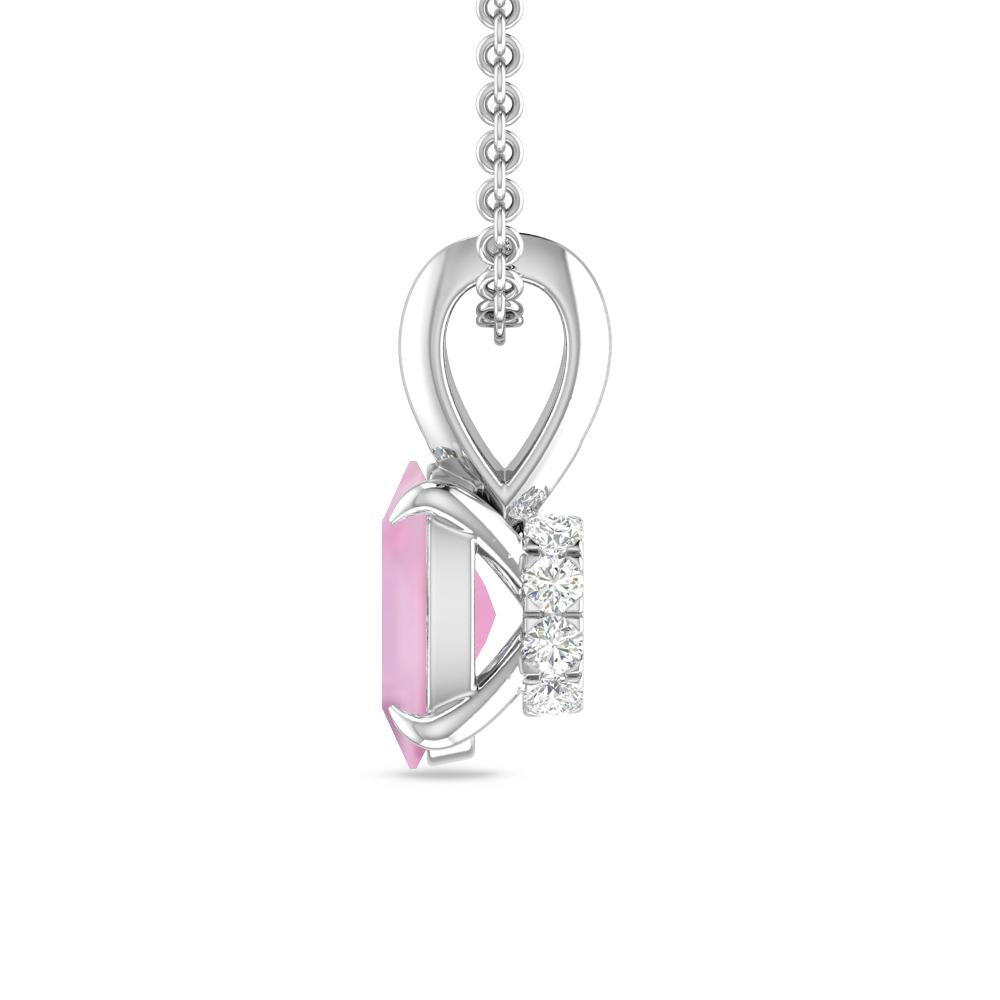 White Gold - Pink Tourmaline