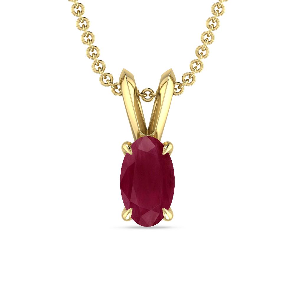 Yellow Gold - Ruby