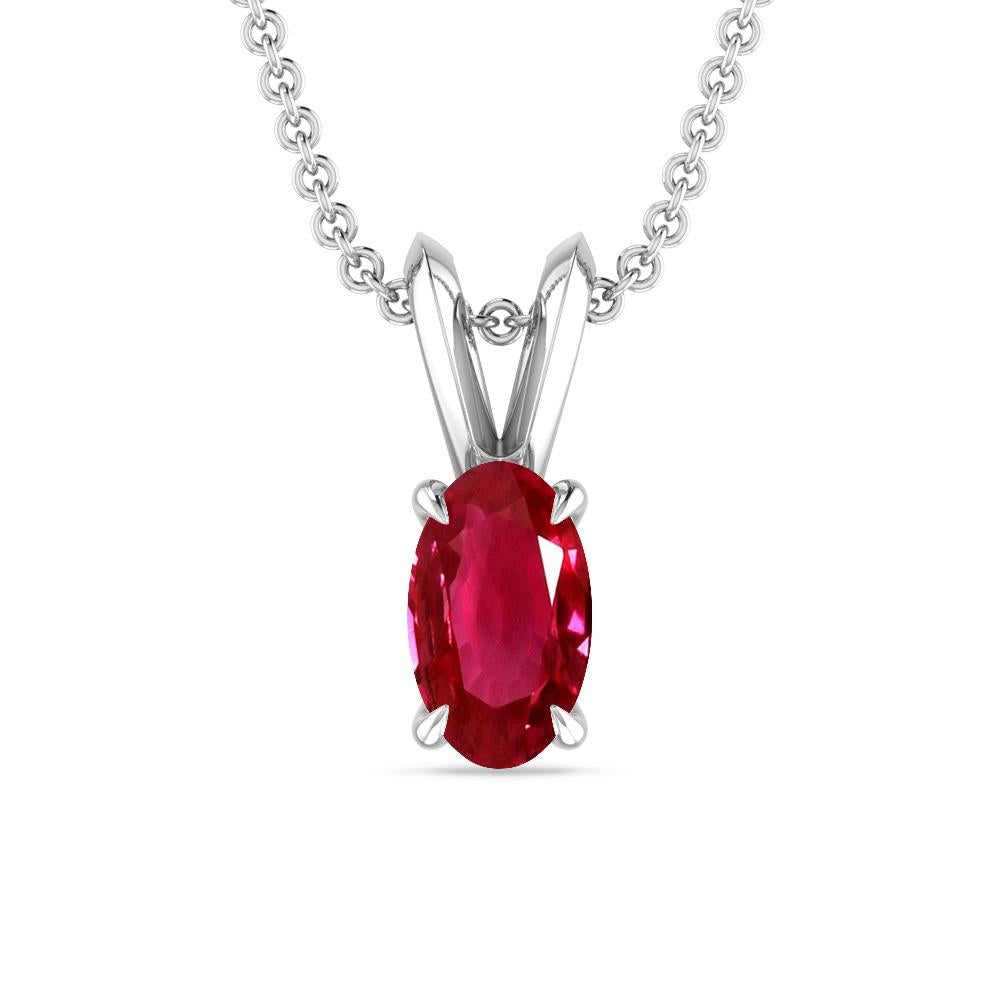 White Gold - Ruby