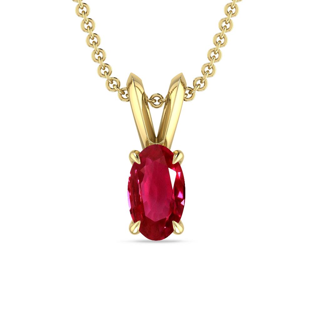 Yellow Gold - Ruby
