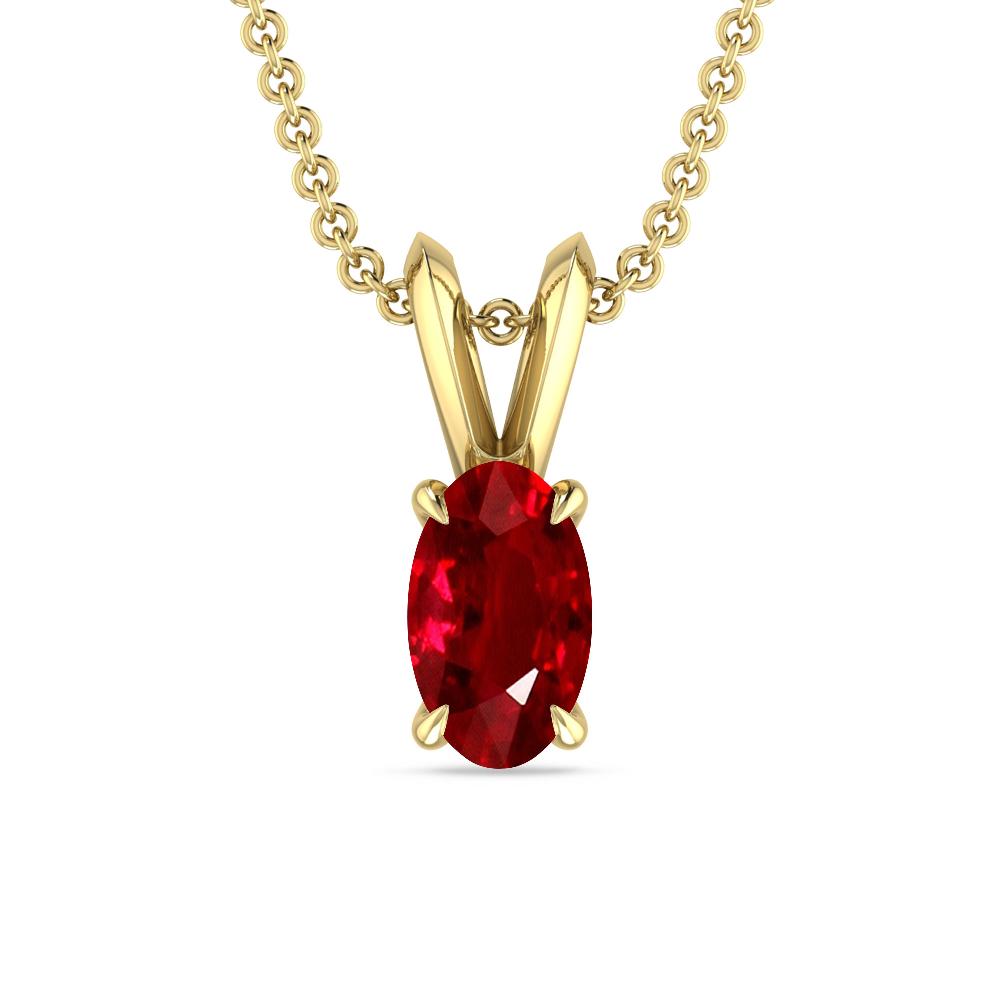 Yellow Gold - Ruby
