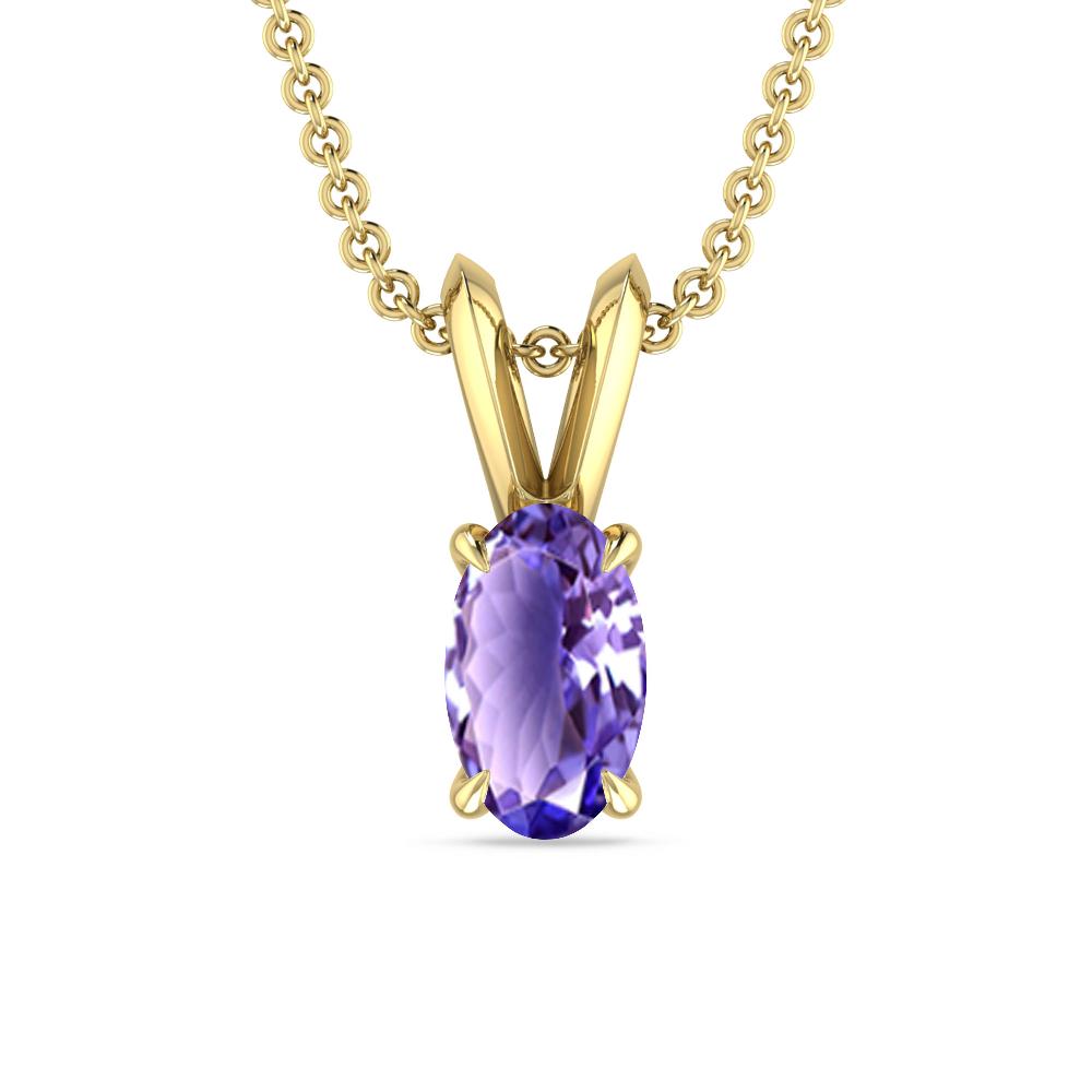 Yellow Gold - Tanzanite