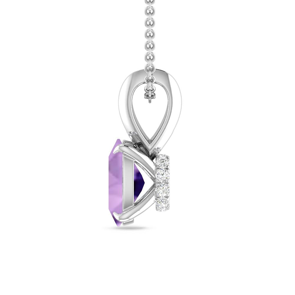 White Gold - Amethyst
