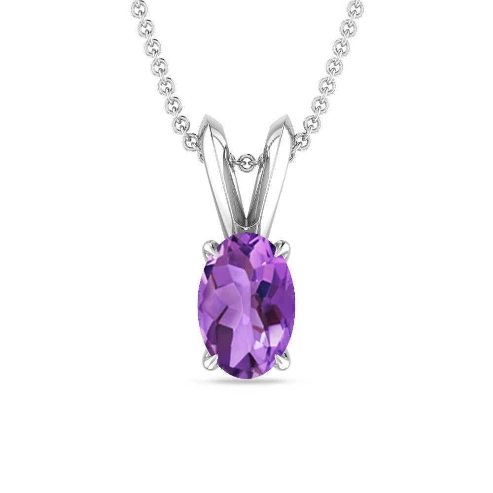 White Gold - Amethyst