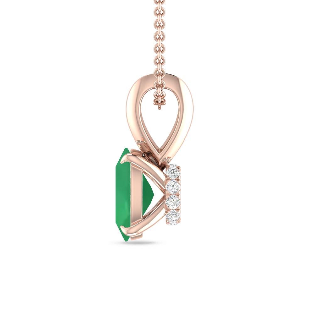Rose Gold - Emerald