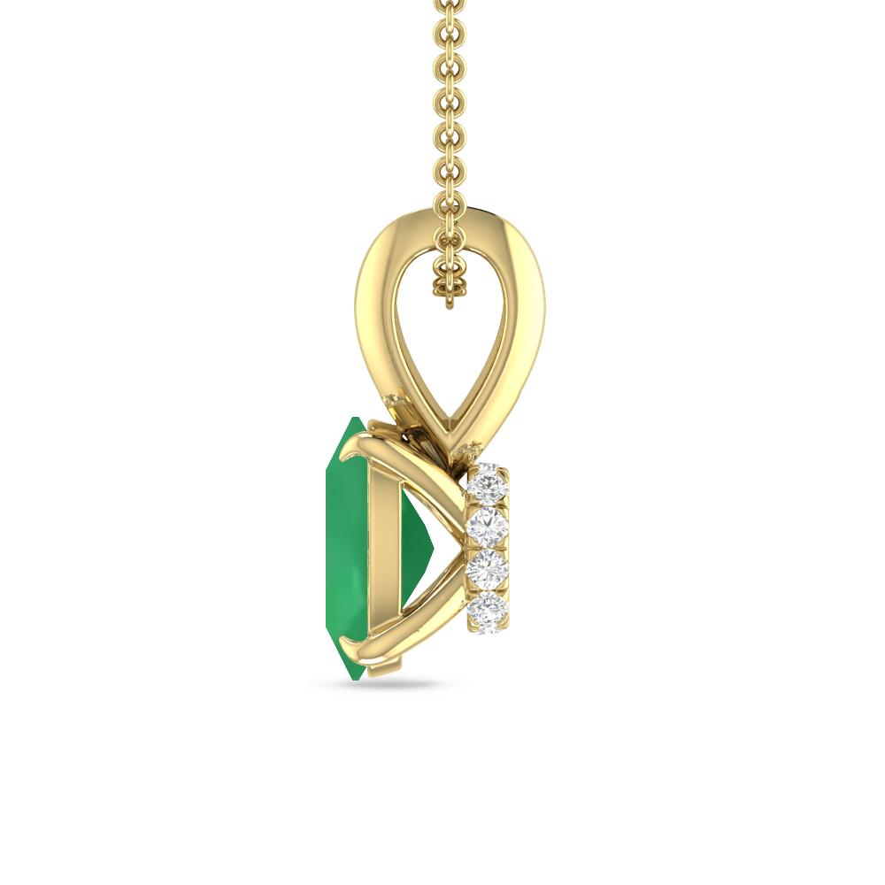 Yellow Gold - Emerald